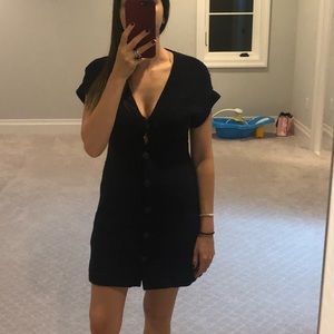 Zara button down dress